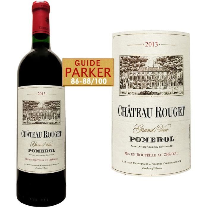 Château Rouget 2013 Pomerol - Vin rouge de Bordeaux