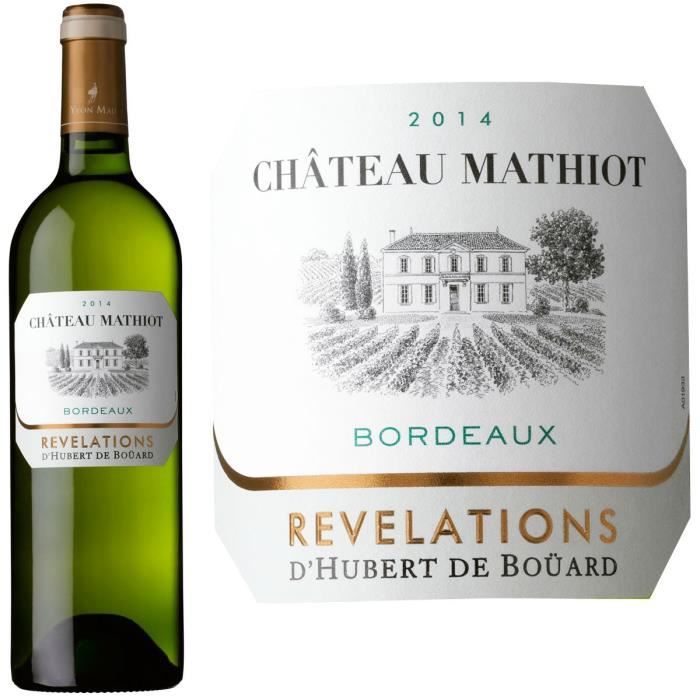 Château Mathiot 2014 Bordeaux - Vin blanc de Bordeaux