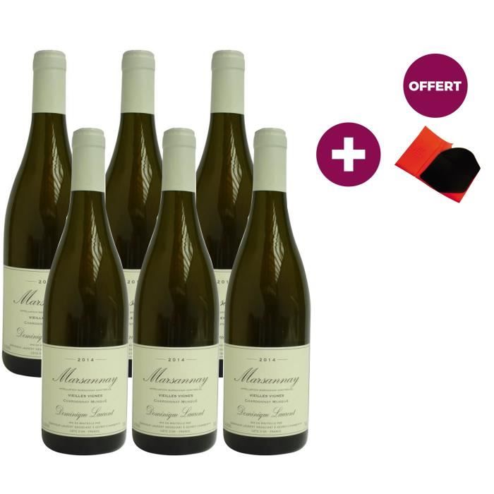 Dominique Laurent Marsannay Vieilles Vignes 2014 - Vin blanc + Gant à huitres OFFERT