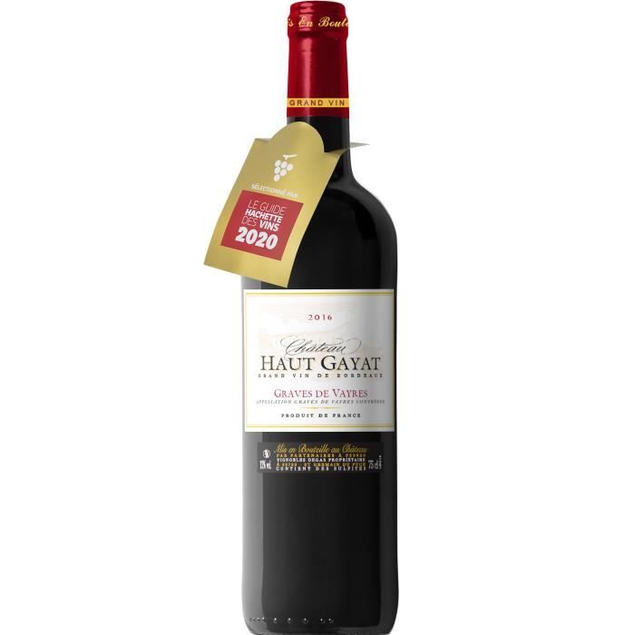 Château Haut Gayat 2016 Graves de Vayres - Vin rouge de Bordeaux
