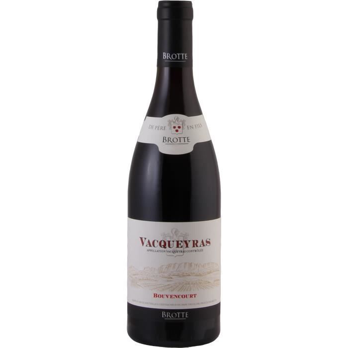 Brotte 2017 Vacqueyras Bouvencourt - Vin rouge des Côtes du Rhône