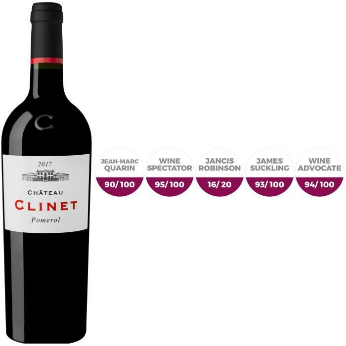 Château Clinet 2017 Pomerol - Vin rouge de Bordeaux