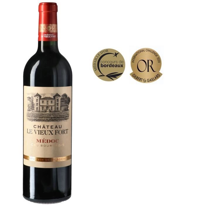 Château Le Vieux Fort 2018 Médoc Cru Bourgeois - Vin rouge de Bordeaux