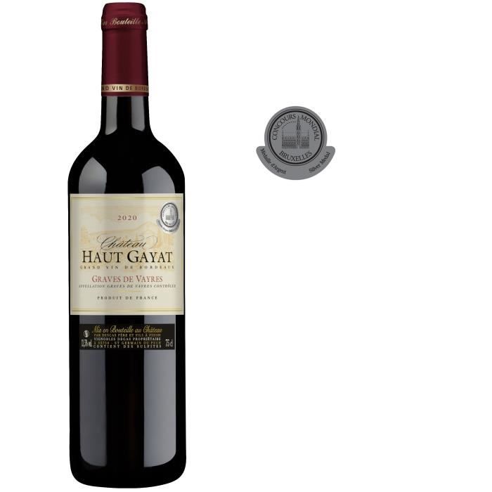 Château Haut Gayat 2018 Graves de Vayres - Vin rouge de Bordeaux