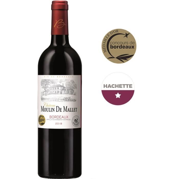 Château Moulin de Mallet 2018 Bordeaux - Vin rouge de Bordeaux