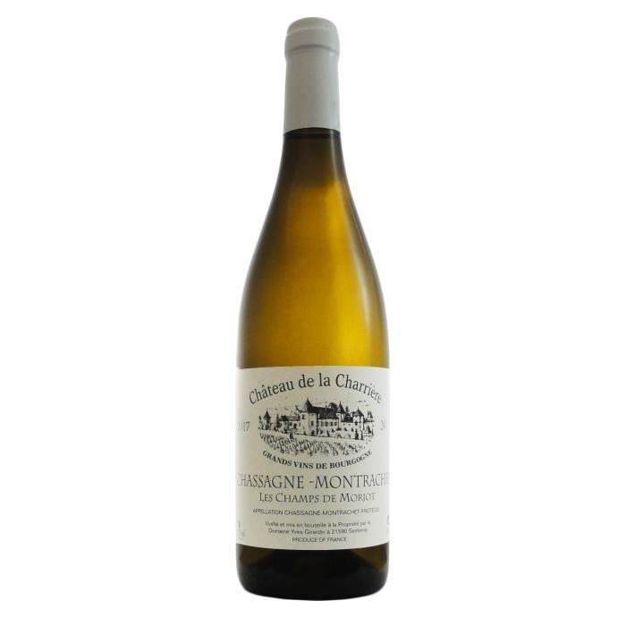Château Charrière 2019 Chassagne-Montrachet Champs de Morjots - Vin blanc de Bourgogne