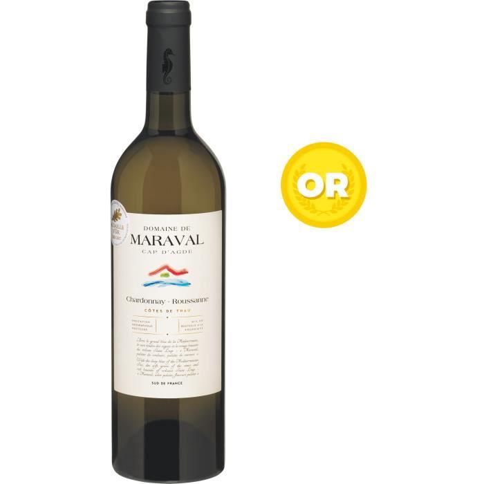Les Caves Richemer Domaine de Maraval 2019 Côtes de Thau - Vin blanc de Languedoc