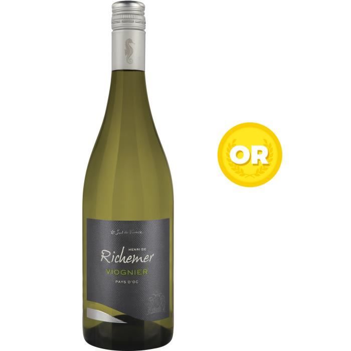 Les Caves Richemer 2019 Pays d'Oc Viognier - Vin blanc de Languedoc
