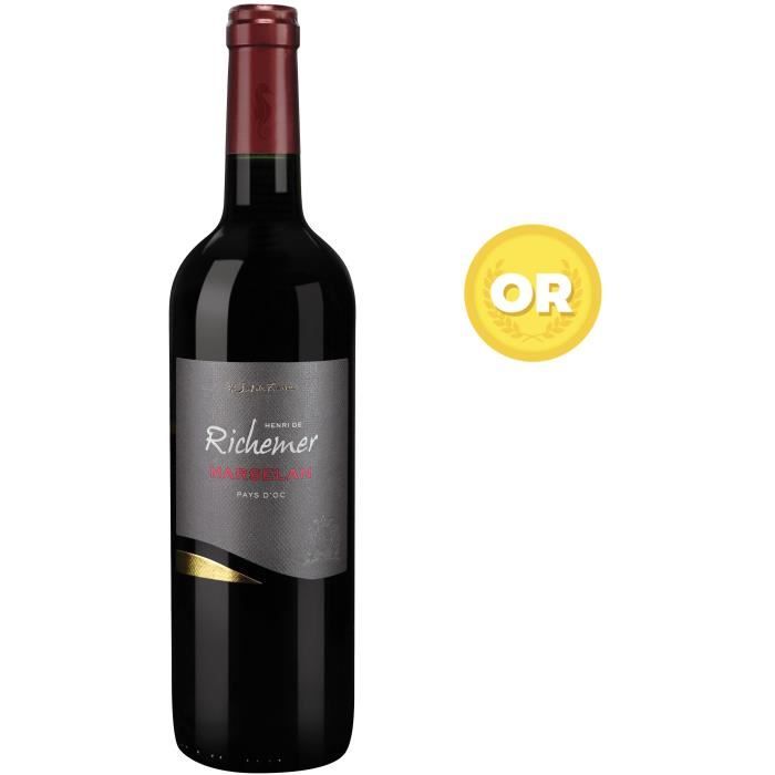 Les Caves Richemer Pays d'Oc Marselan - Vin rouge de Languedoc