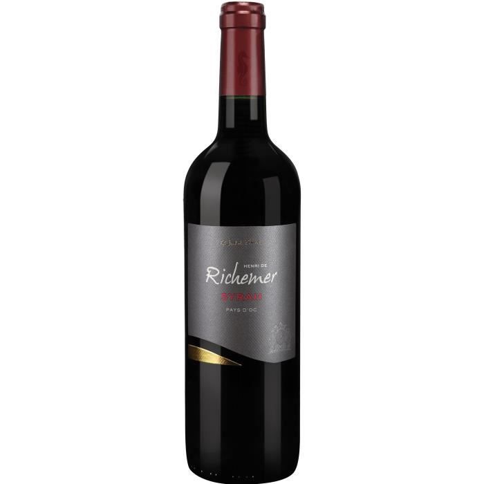 Les Caves Richemer 2019 Pays d'Oc Syrah - Vin rouge de Languedoc