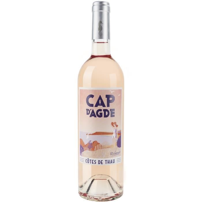 Les Caves Richemer Cap d’Agde 2021 Côtes de Thau Souvenir - Vin rosé de Languedoc