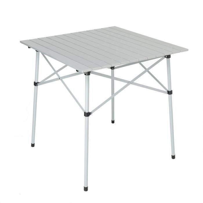 TRIGANO Table Aluminium