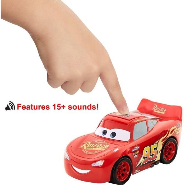 CARS Flash McQueen sonore 15 cm - 3 ans et +