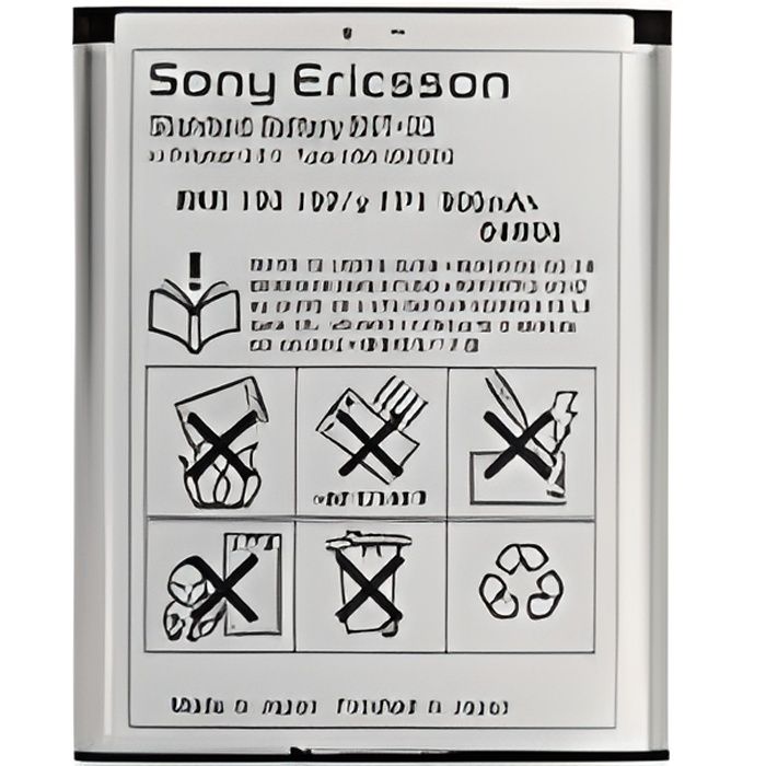 Batterie d'origine sony ericsson bst-33