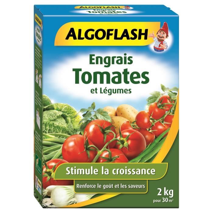 ALGOFLASH Engrais Tomates et Légumes - 2kg