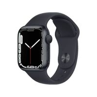 Apple Watch Series 7 GPS + Cellular 45 - Aluminium Midnight - Sport band Black - Reconditionné - Très bon état