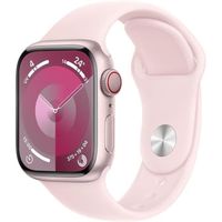 Apple Watch Series 9 GPS - 41mm - Boîtier Pink Aluminium - Bracelet Light Pink Sport Band - S (2023) - Reconditionné - Très bon