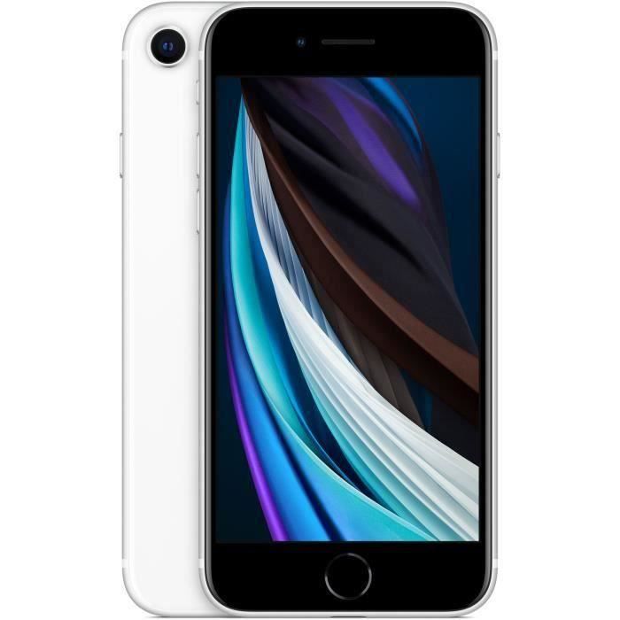 APPLE iPhone SE Blanc 64 Go (avec adaptateur secteur) (2020) - Reconditionné - Très bon état