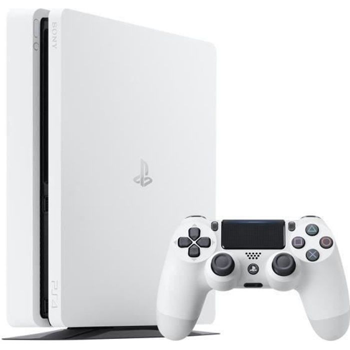 Console Sony PlayStation 4 500 Go + Manette - Blanc - Reconditionné - Très bon état