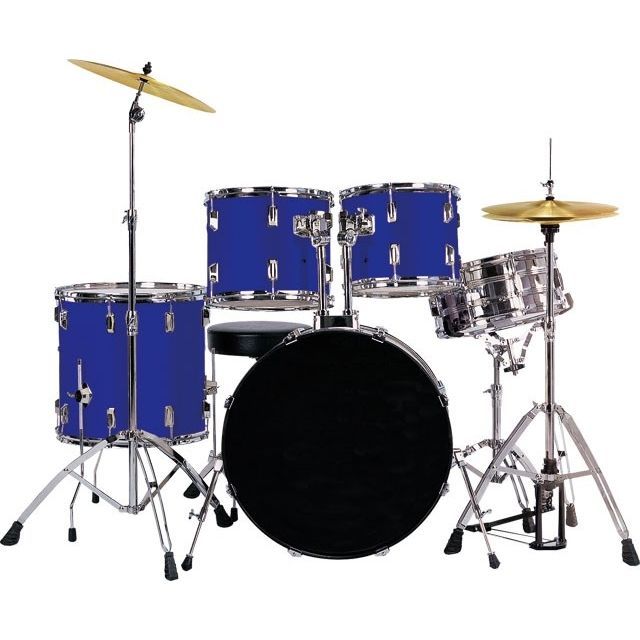 GNG BATT2BL Batterie acoustique 5 fûts - Bleu