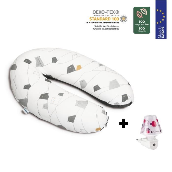 Babymoov Coussin de Maternité et d'Allaitement doomoo + Veilleuse murale OFFERTE