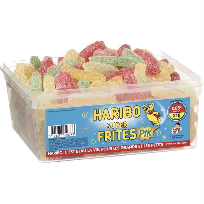 HARIBO Super Frites 210 pièces (x1)