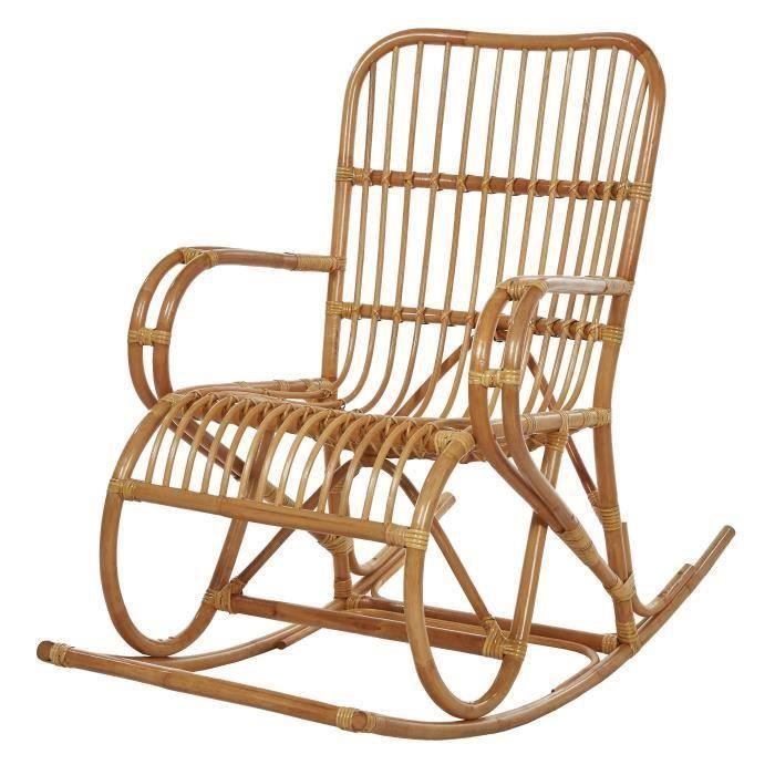 Rocking-chair rotin