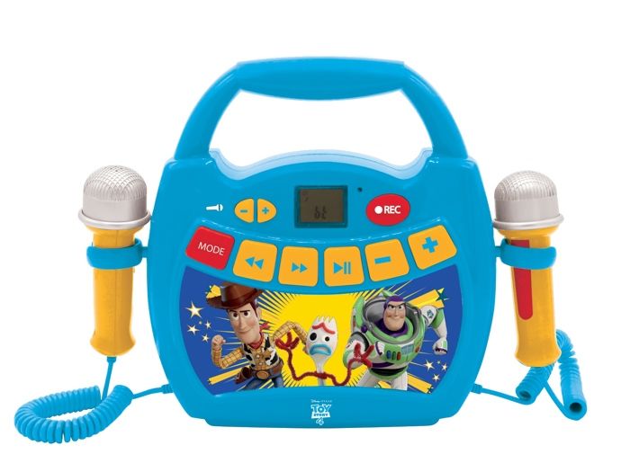 TOY STORY 4 Mon premier lecteur musical karaoké avec micros LEXIBOOK