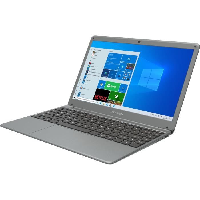 PC Portable - THOMSON - NEO14 - 14,1- HD - Intel Celeron - RAM 4 Go - Stockage 64 Go + 128 Go SSD - Windows 10 S - AZERTY