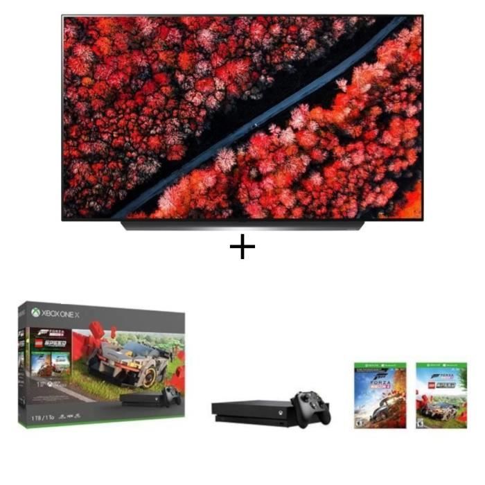 TV LG 65C9 OLED 4K UHD - 65- (164cm) - HDR + Xbox One X 1 To + Forza Horizon 4 + DLC LEGO