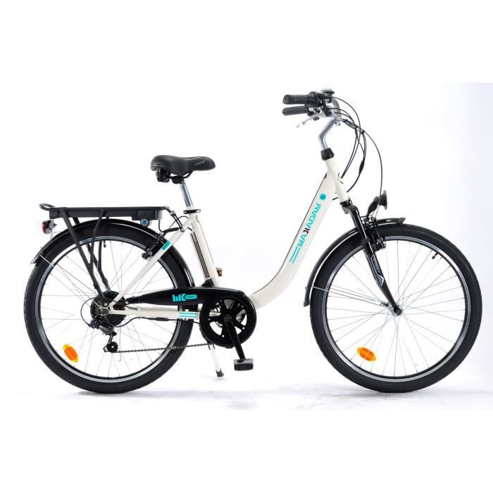 MAKADAM vélo électrique VAE 26- E-Town 36V 9Ah- 6 vitesses Shimano