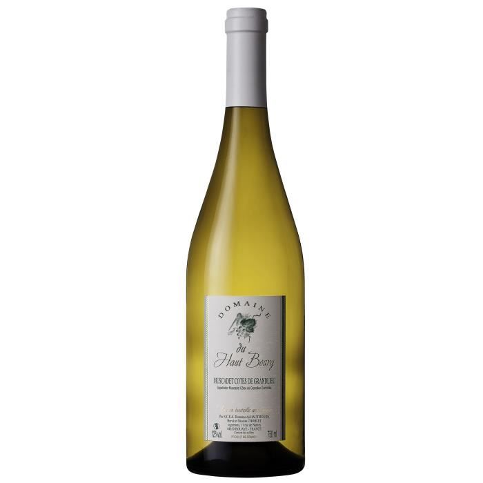 Domaine du Haut Bourg 2018 Muscadet Côtes de Grandlieu Sur Lie - Vin blanc de Loire