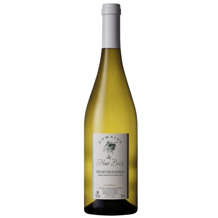 Domaine du Haut Bourg 2020 Muscadet Côtes de Grandlieu Sur Lie - Vin blanc de Loire