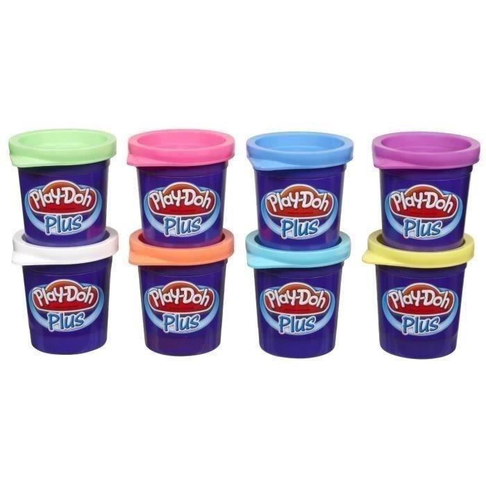 PLAY-DOH - 8 Pots de pâte à modeler Play-Doh Plus