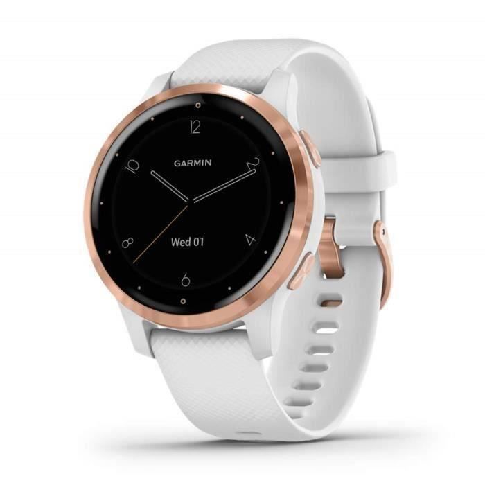 Garmin - Vívoactive 4S - Montre connectée GPS Multi-sports & Santé - Musique au poignet Garmin Pay - Autonomie Longue Durée