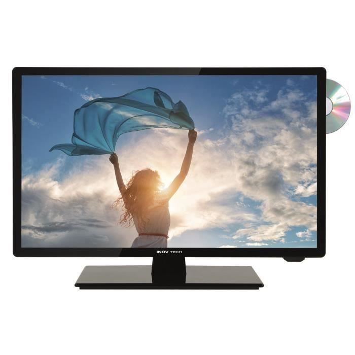 SEEVIEW Télévision LED HD + DVD DVB-T2 S2 - 24.5-