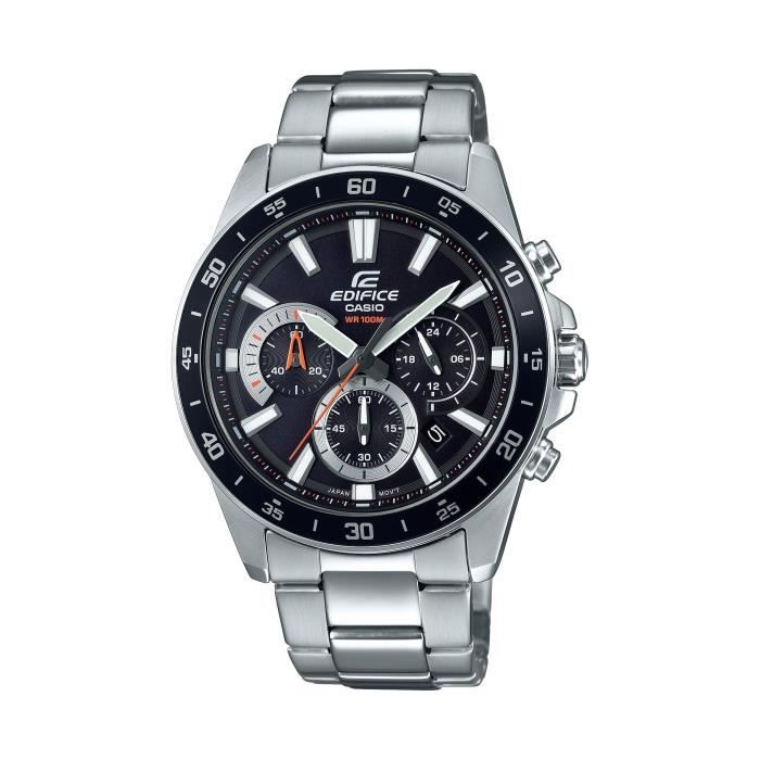CASIO Montre Edifice EFV-570D-1AVUEF - Boitier acier
