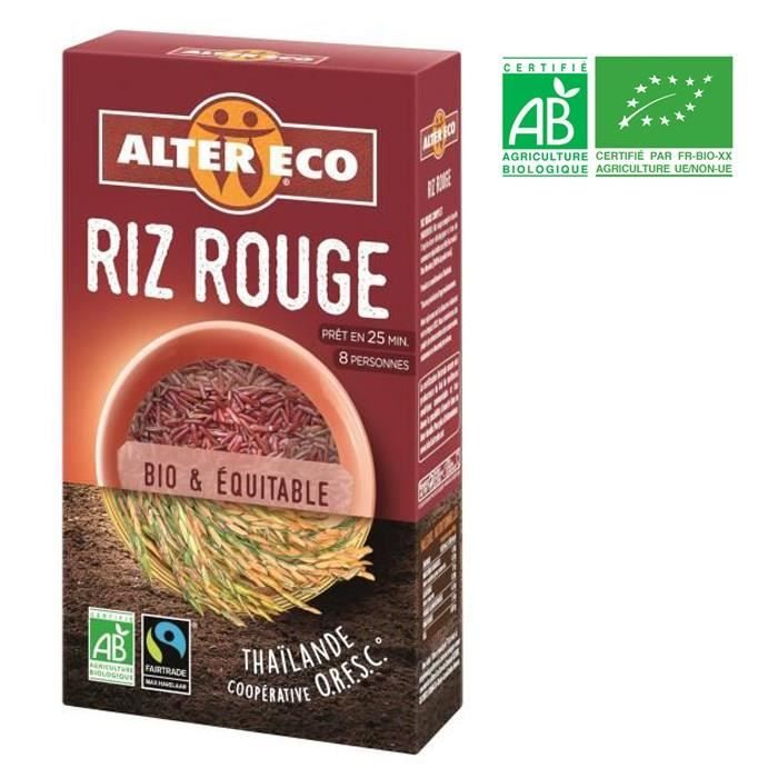 ALTER ECO Riz Rouge Bio 500g