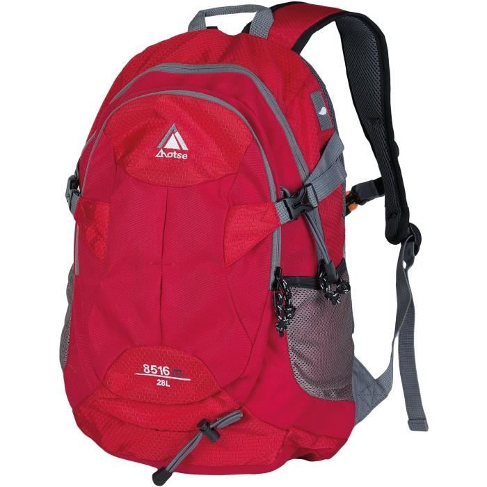 LHOTSE Sac à dos 30 litres Rouge Gris