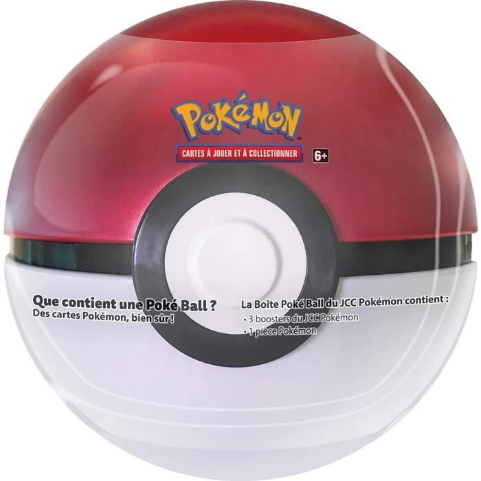 Pokéball Tin 3 boosters Rouge