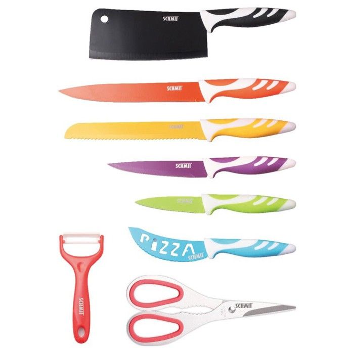 SCHMIT Set 8 pièces pour découpe culinaire SCH810 8-10-12-15-16-19-20cm