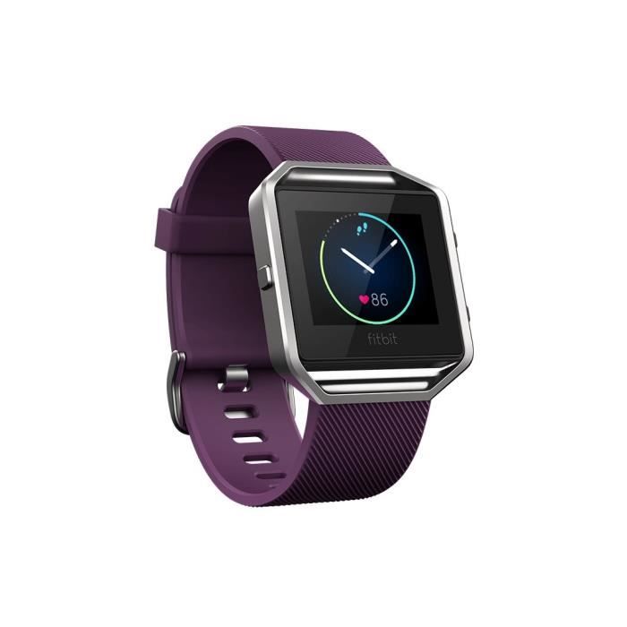 FITBIT BLAZE Montre connectée pour l'activité et le sport - Prune - Taille L