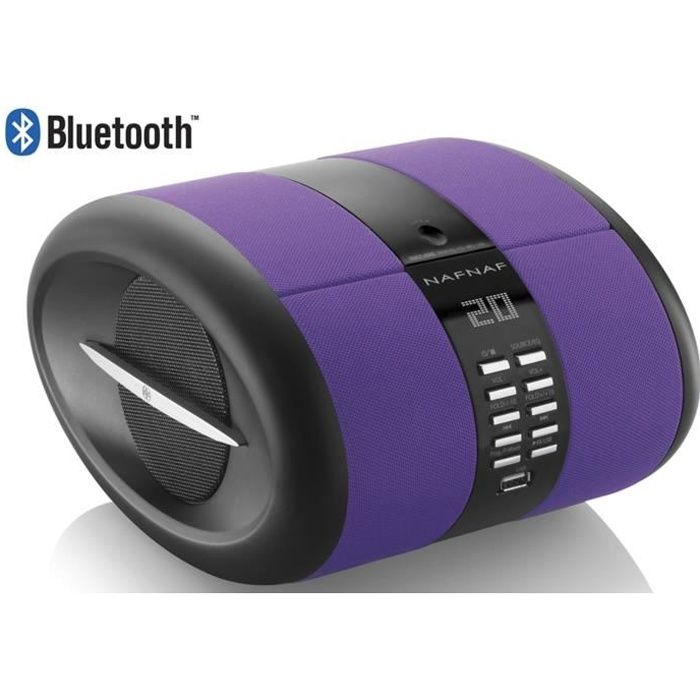 NAF NAF DNI068 SENSE BT Radio CD portable MP3 USB Bluetooth Prune
