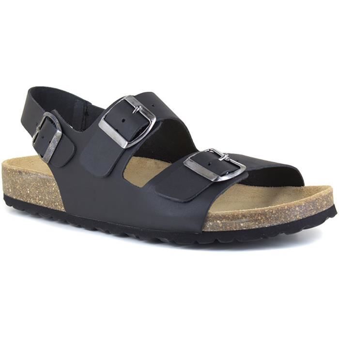 J.BRADFORD Chaussures Sandales JB-Malou Noir Homme