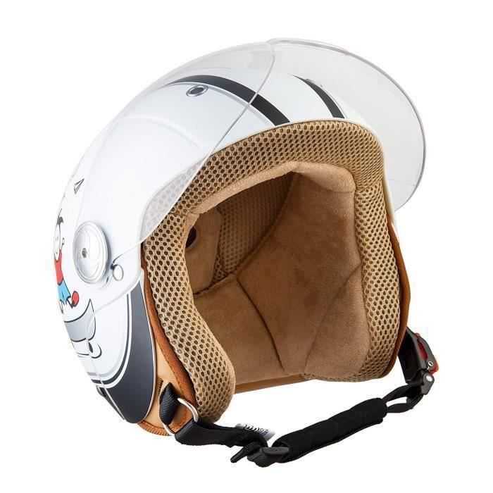 SOXON SK-55 Fun W Casque Jet pour enfant