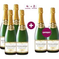 4 achetées + 2 offertes - Champagne Heidsieck Monopole Brut