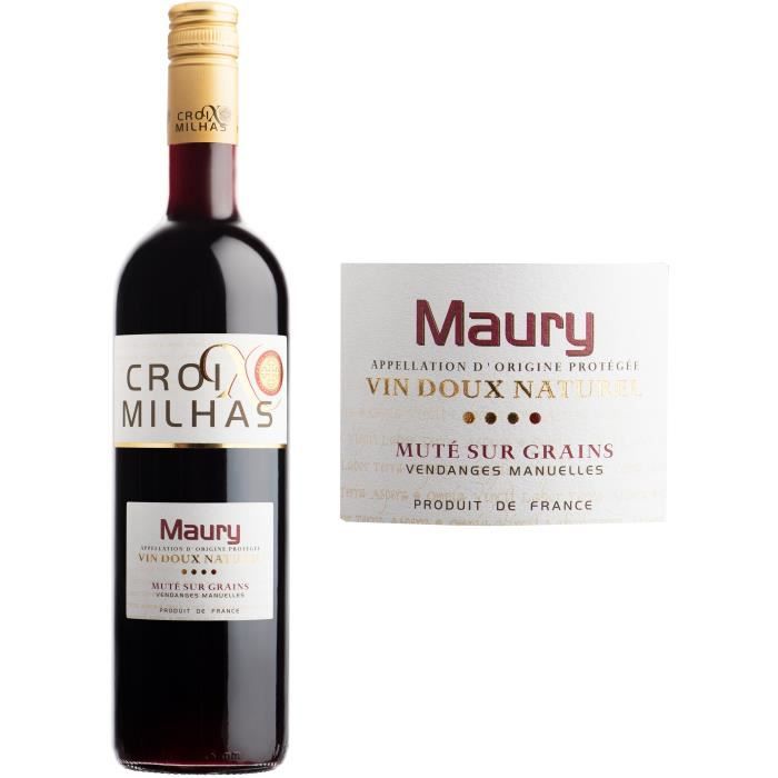 Croix Milhas AOP Maury muté sur grains