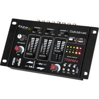 IBIZA DJ21USB-MKII Table de mixage à 4 voies/7 canaux + USB - Noir