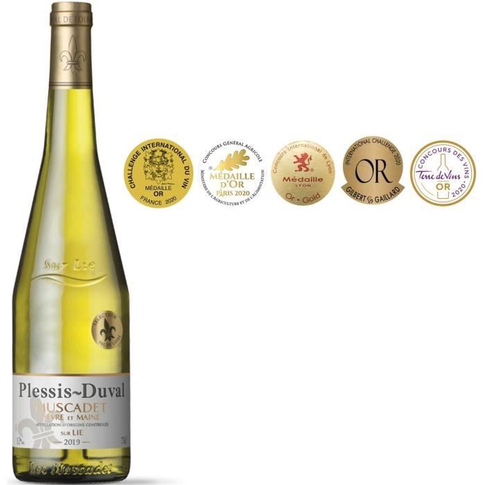 Plessis-Duval 2020 Muscadet Sèvre et Maine sur Lie - Vin blanc de Loire