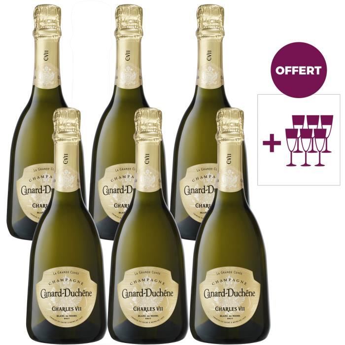 6 C.Duchêne Charles VII Blanc de Noirs = 6 flûtes